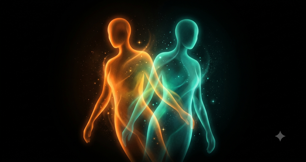 Illustration comparing anxiety and nervous system dysregulation.