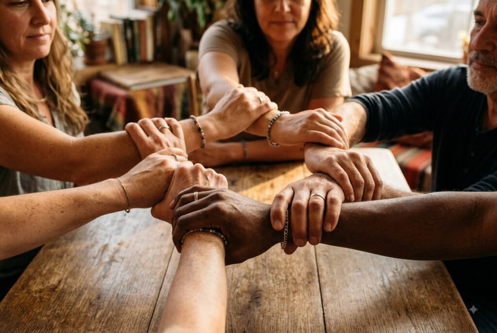 Archetype categories — five interconnected groups represented symbolically.