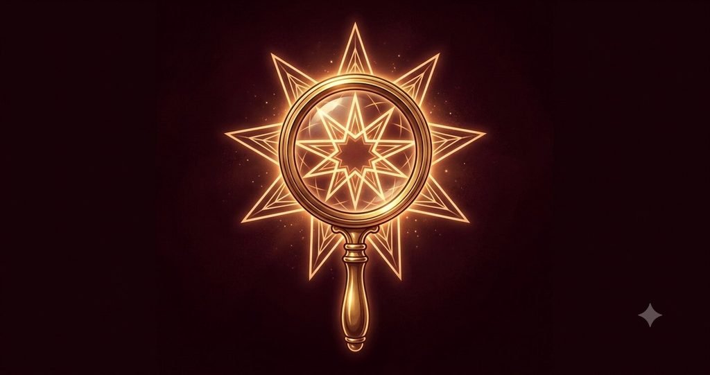 Illustration representing the search for your true Enneagram type.